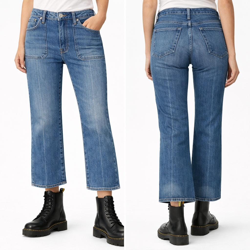 Amo Womens 31 High Rise Abigail Jeans In Peaceful